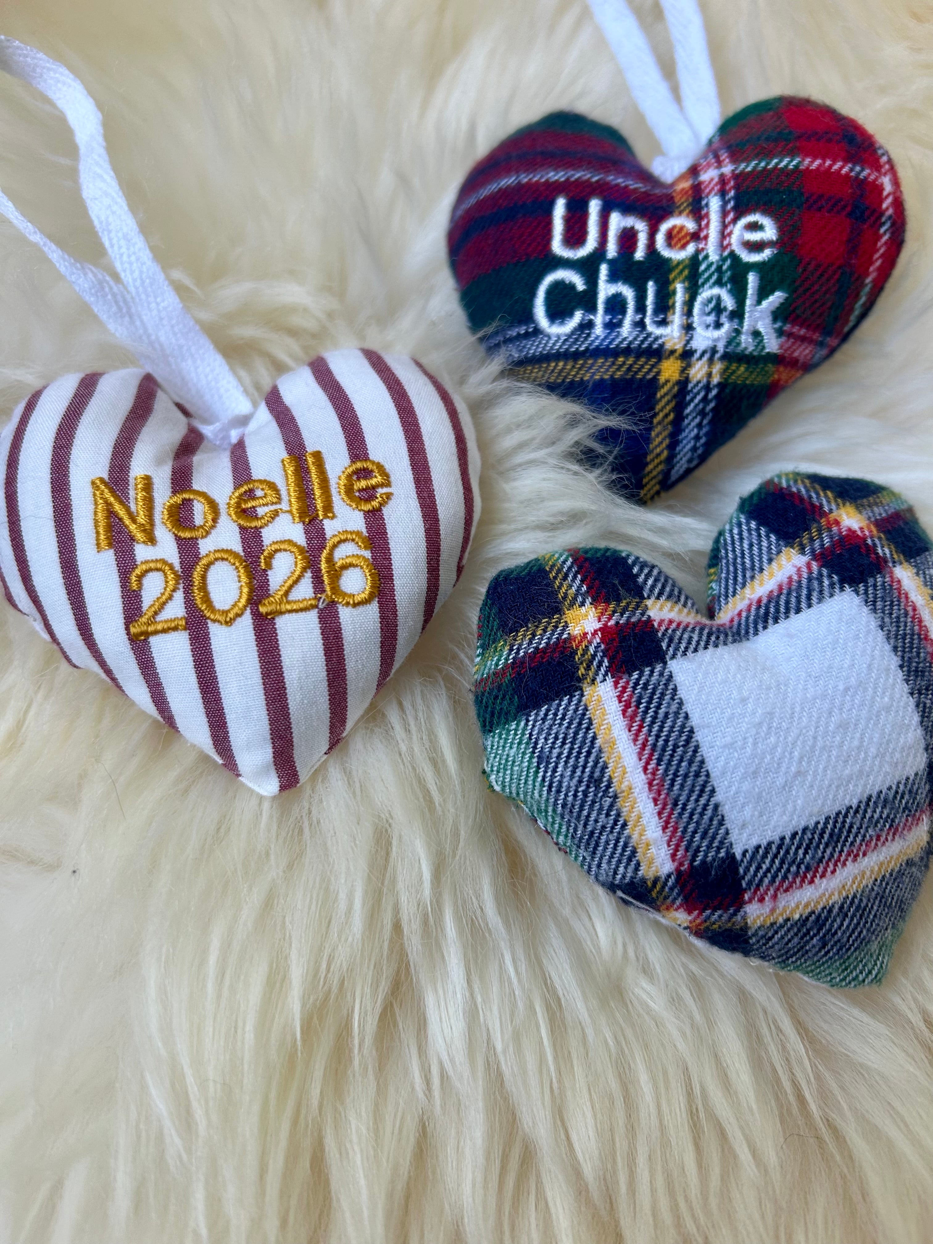 Tiny Memory Heart Ornament